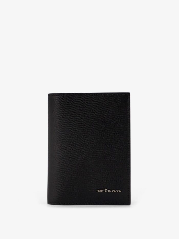 KITON CIRO PAONE Leather Passport Holder