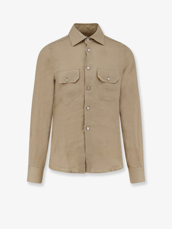 kiton ciro paone linen shirt KITON CIRO PAONE Linen Shirt