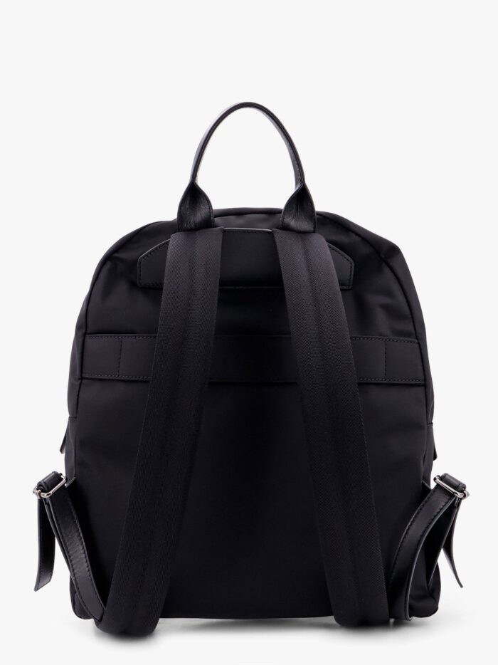 KITON CIRO PAONE Nylon Backpack With Metal Lettering Logo
