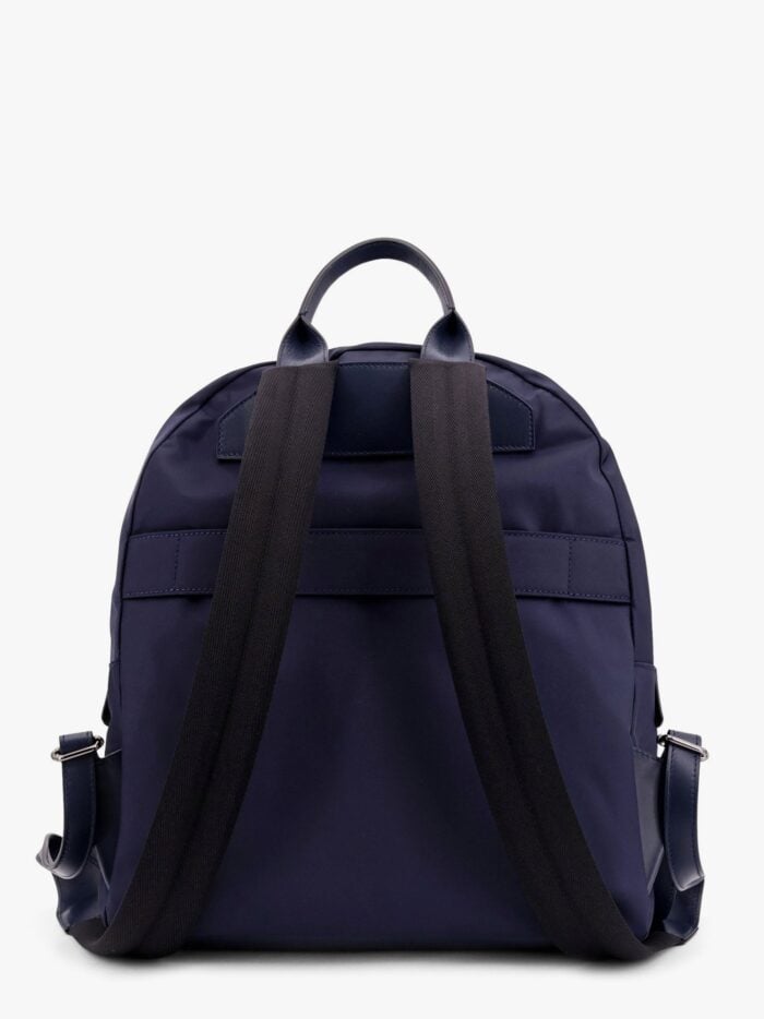 KITON CIRO PAONE Nylon Backpack With Metal Logo On The Bottom