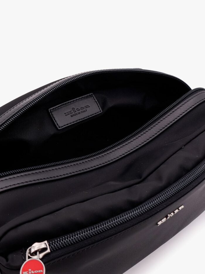 KITON CIRO PAONE Nylon Beauty Case With Frontal Logo