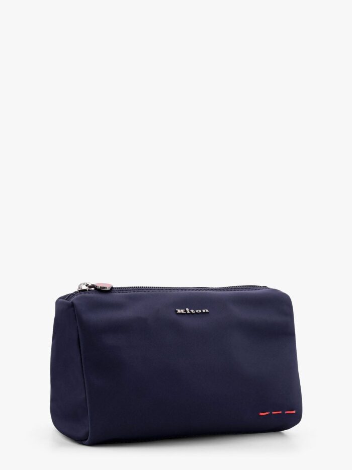 KITON CIRO PAONE Nylon Beauty Case With Metal Logo