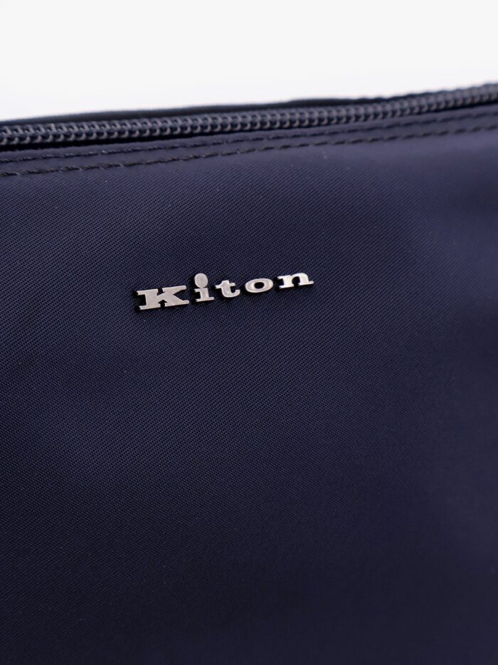 KITON CIRO PAONE Nylon Beauty Case With Metal Logo