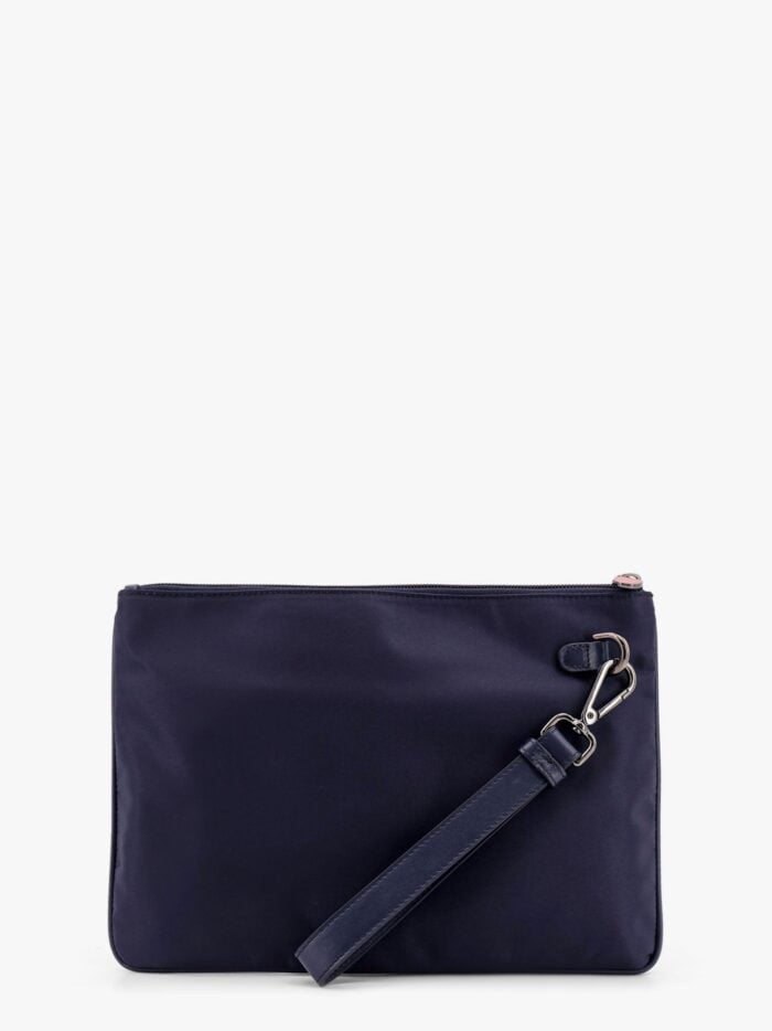 KITON CIRO PAONE Nylon Clutch With Metal Logo