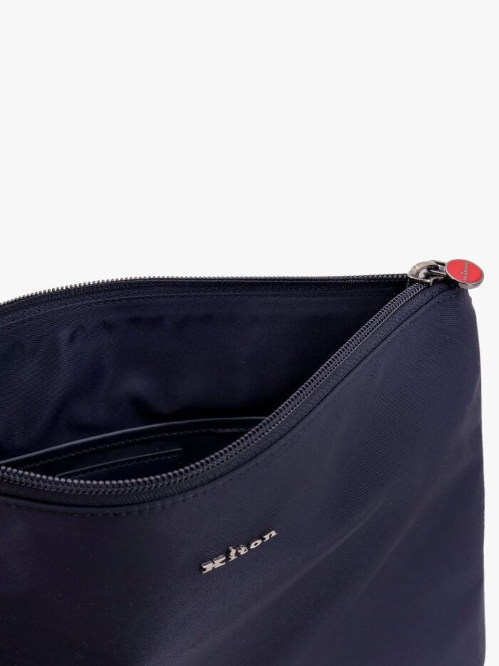 KITON CIRO PAONE Nylon Clutch With Metal Logo