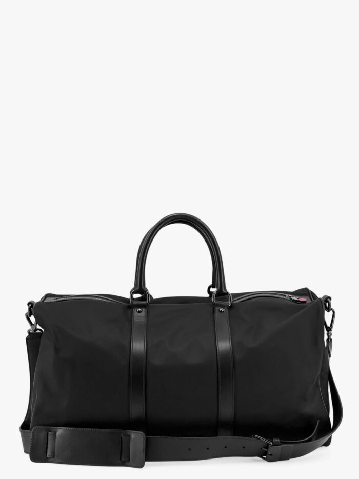 KITON CIRO PAONE Nylon Duffel Bag With Leather Inserts