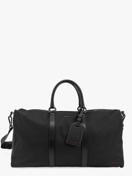 KITON CIRO PAONE Nylon Duffle Bag With Leather Inserts