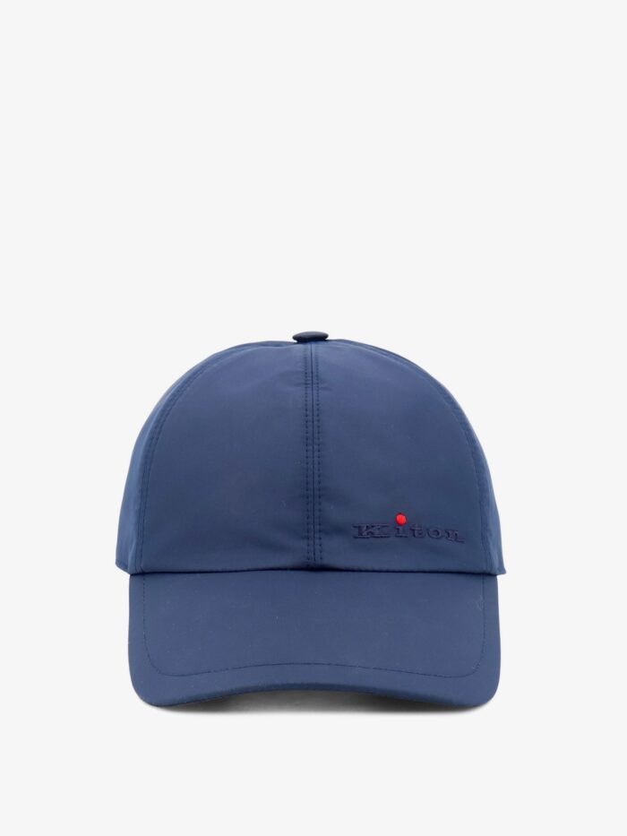 KITON CIRO PAONE Nylon Hat With Embroidered Logo On The Front