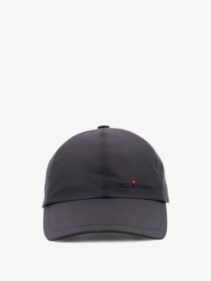 KITON CIRO PAONE Nylon Hat With Embroidered Logo On The Front