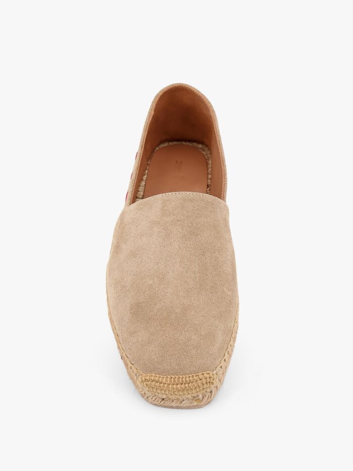 KITON CIRO PAONE Suede Espadrillas With Contrasting Stitching