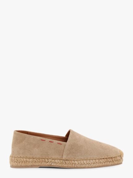 KITON CIRO PAONE Suede Espadrillas With Contrasting Stitching
