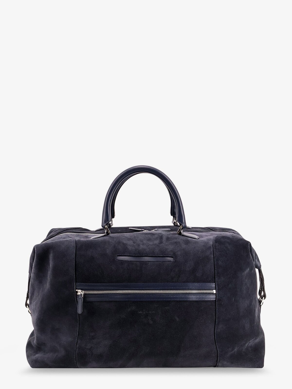 KITON CIRO PAONE Suede Weekend Travel Bag