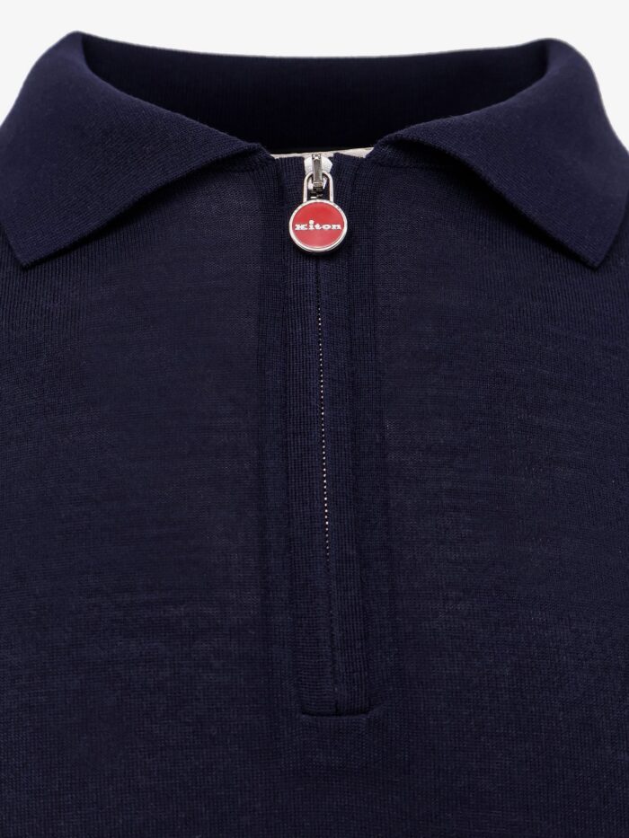KITON CIRO PAONE Wool Polo Shirt