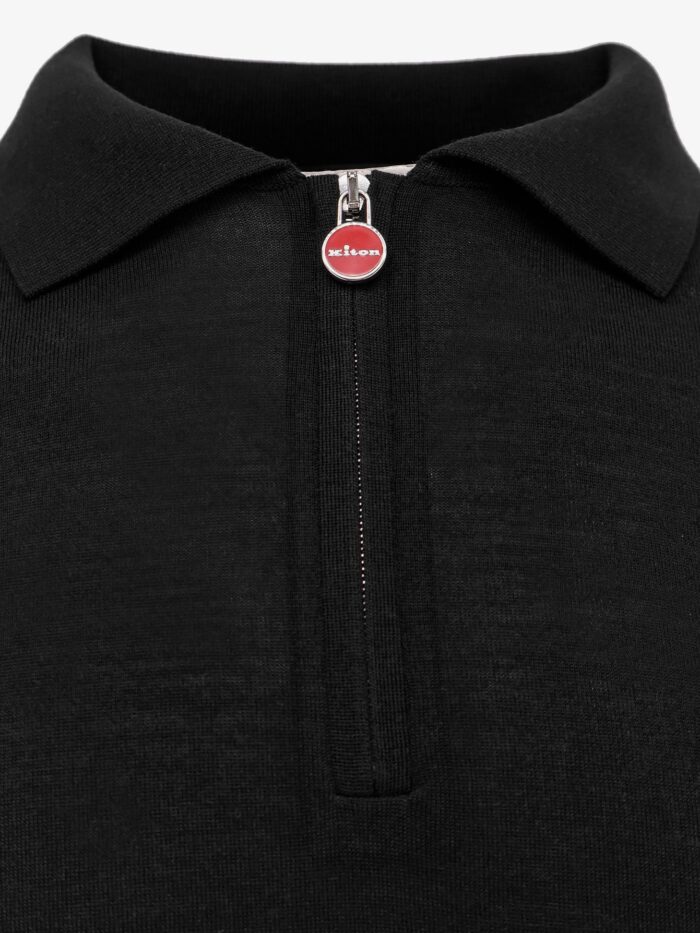 KITON CIRO PAONE Wool Polo Shirt