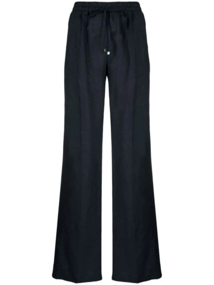 KITON High Waist Wide Leg Trousers