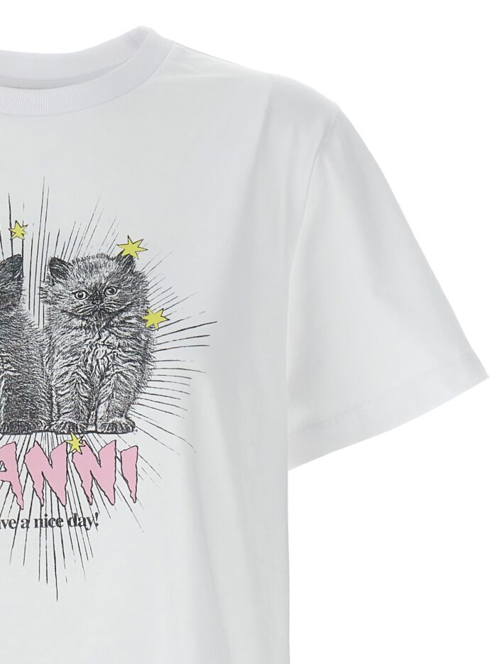 GANNI 'Kittens' T-shirt