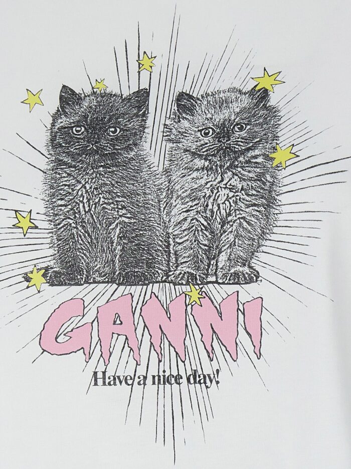 GANNI 'Kittens' T-shirt