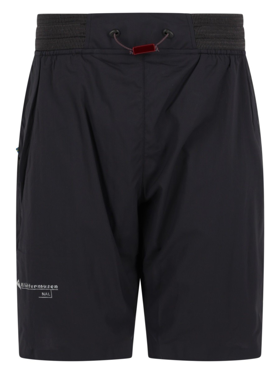 KLÄTTERMUSEN SHORTS "NAL" CON LOGO