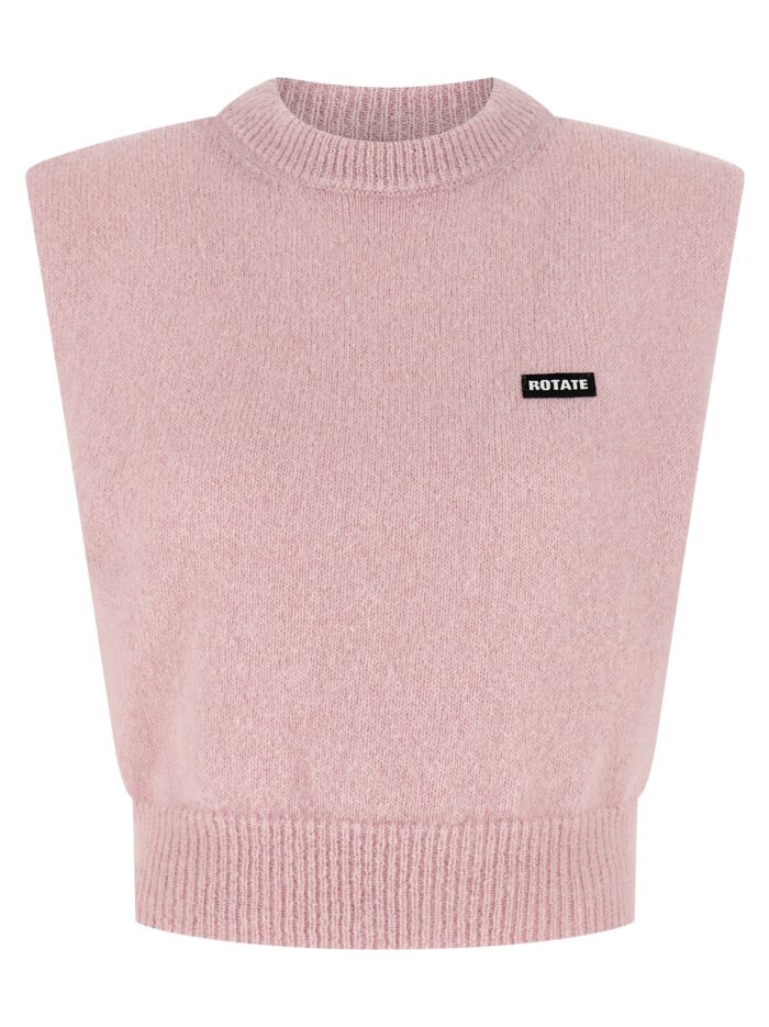 rotate birger christensen 'knit cropped' vest ROTATE BIRGER CHRISTENSEN 'Knit Cropped' Vest