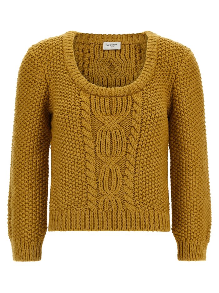 saint laurent knit with 3/4 sleeves Saint Laurent Knit With 3/4 Sleeves