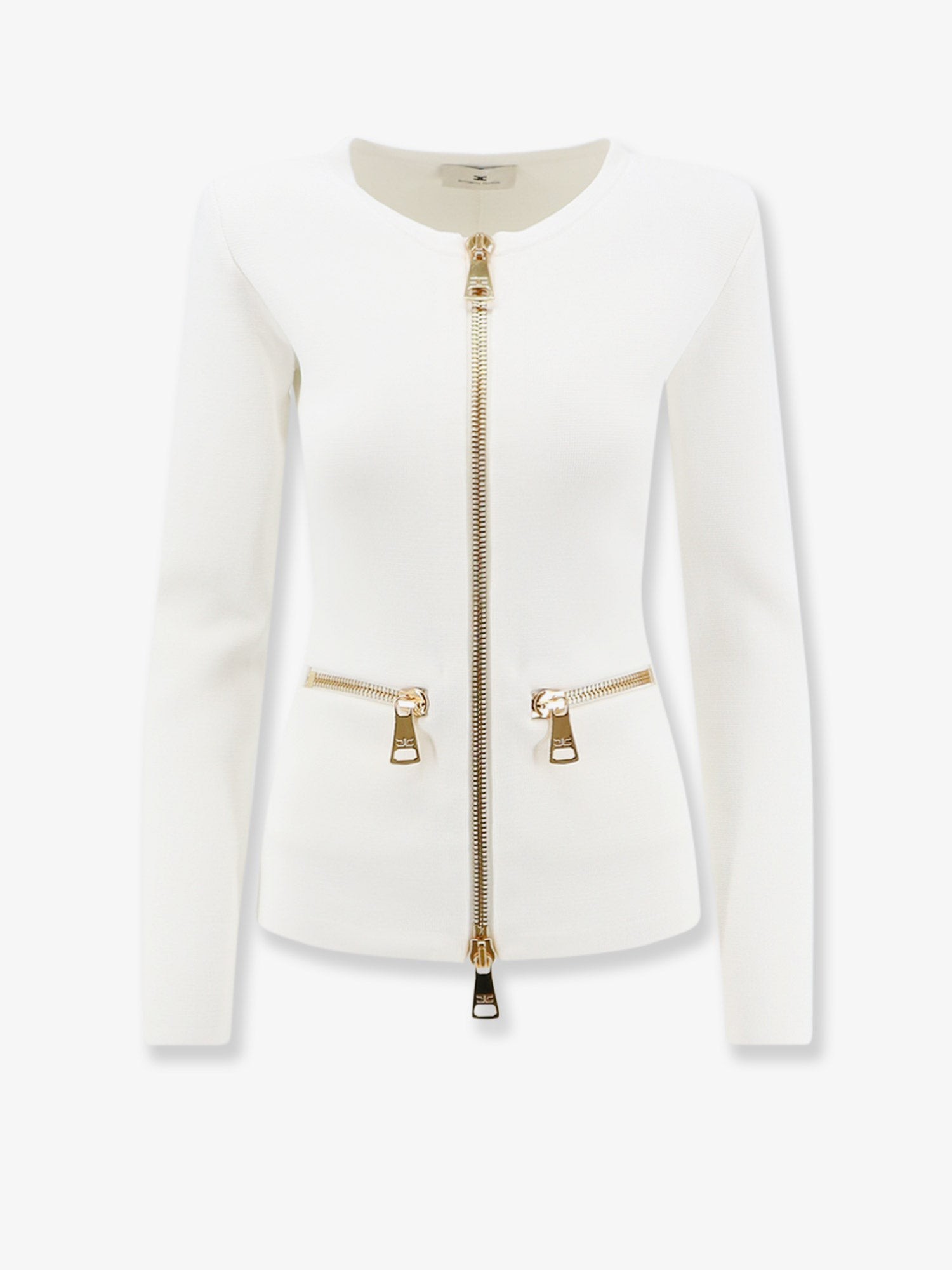 Elisabetta Franchi Knitted Blazer With Zip