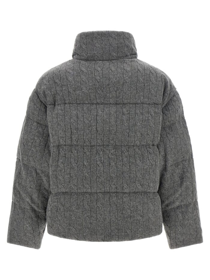 Polo Ralph Lauren Knitted Braided Down Jacket