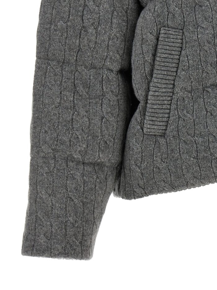 Polo Ralph Lauren Knitted Braided Down Jacket