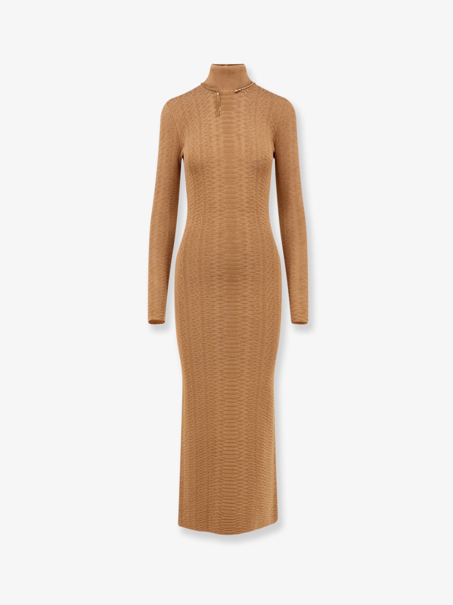 Elisabetta Franchi Knitted Dress With Snake Detail