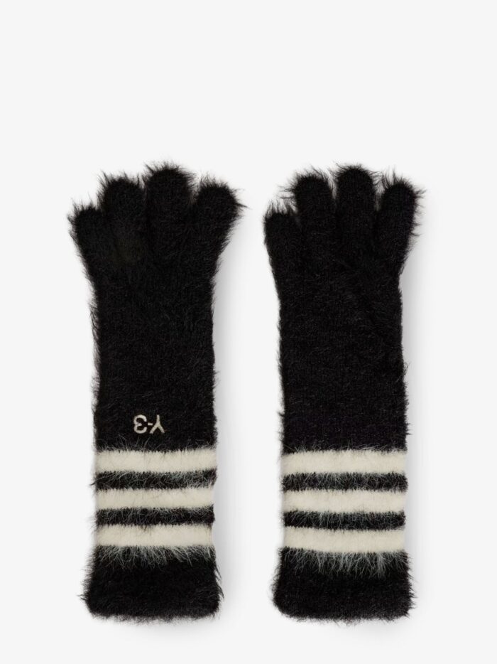 ADIDAS Y-3 Knitted Gloves With Logo Embroidery