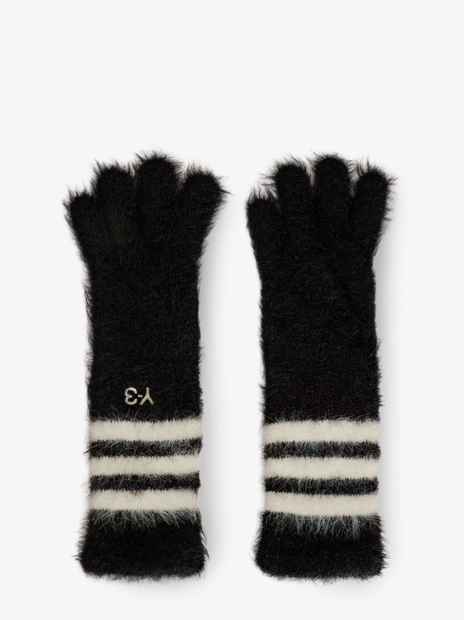 ADIDAS Y-3 Knitted Gloves With Logo Embroidery