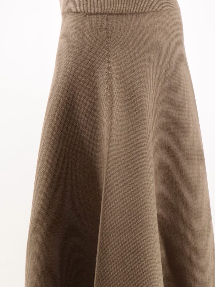 NUDE Knitted Long Skirt