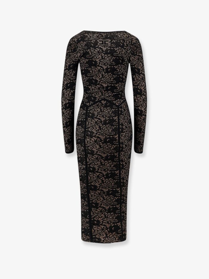 Elisabetta Franchi Knitted Midi Dress