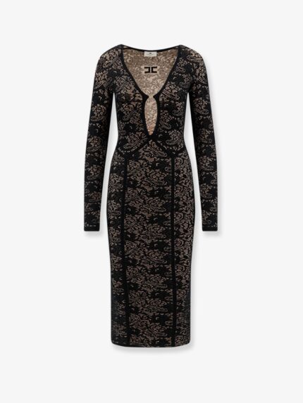 Elisabetta Franchi Knitted Midi Dress