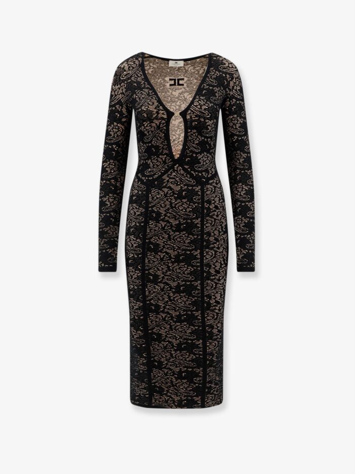 elisabetta franchi knitted midi dress Elisabetta Franchi Knitted Midi Dress