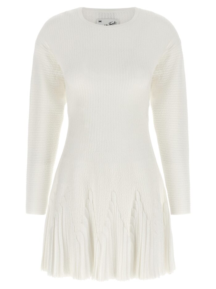 elisabetta franchi knitted pleated dress Elisabetta Franchi Knitted Pleated Dress