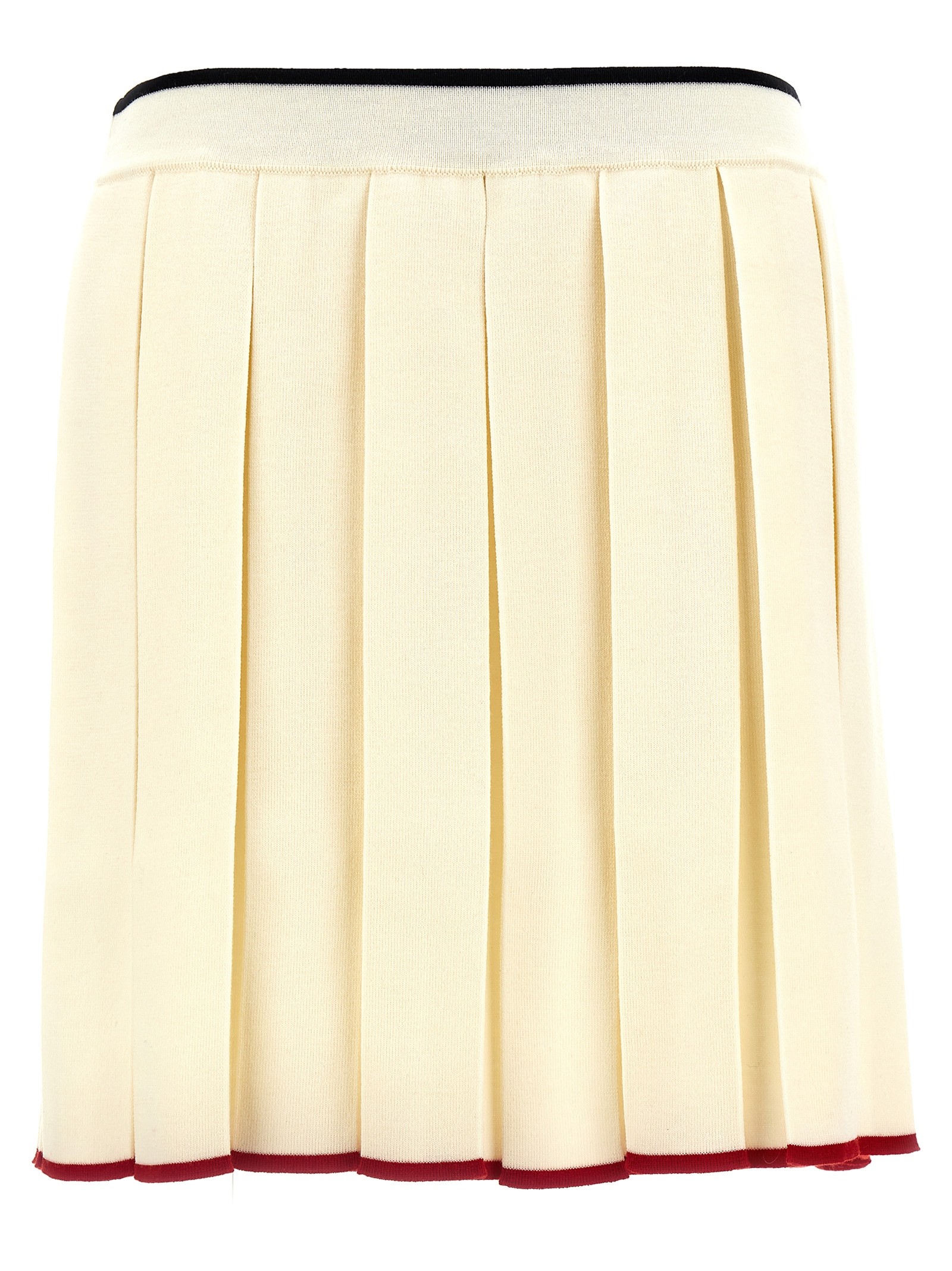 THOM BROWNE Knitted Pleated Skirt