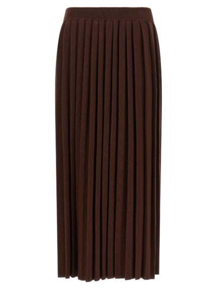 Fabiana Filippi Knitted Pleated Skirt