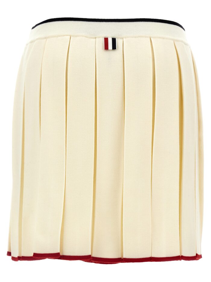 THOM BROWNE Knitted Pleated Skirt
