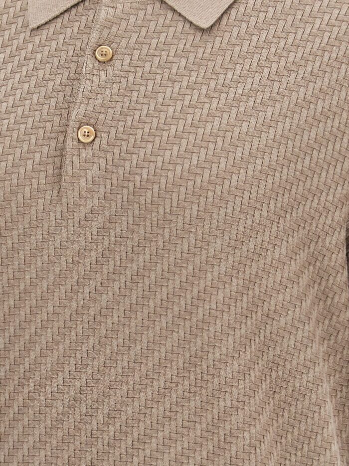 BRIONI Knitted Polo Shirt
