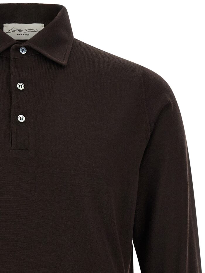 LARMERI STUDIO Knitted Polo Shirt