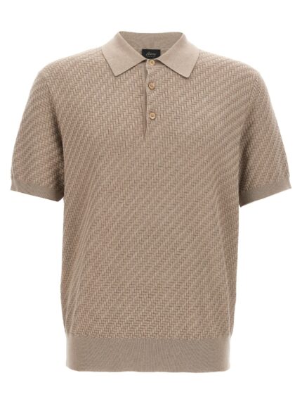 BRIONI Knitted Polo Shirt