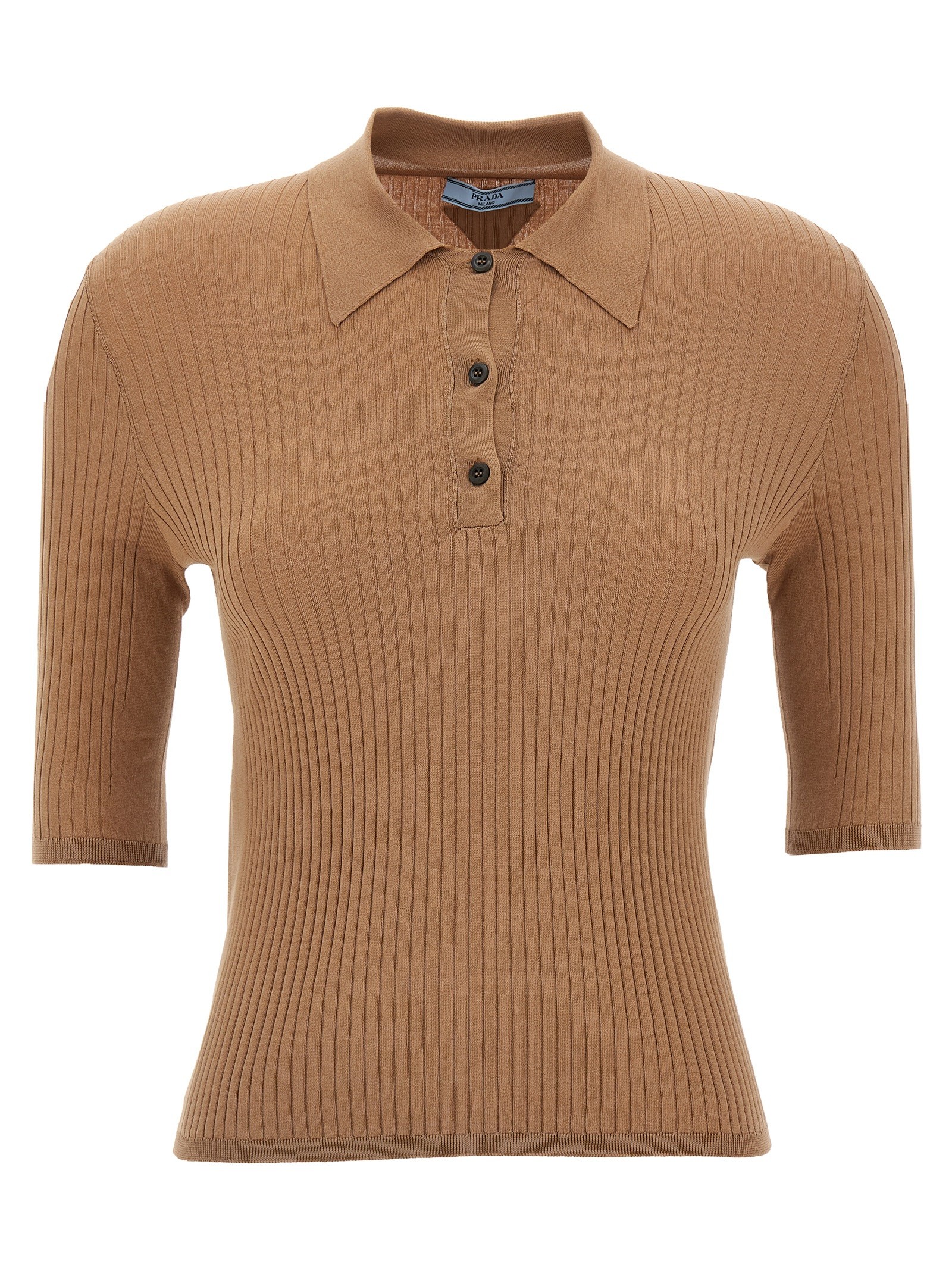 PRADA Knitted Polo Shirt