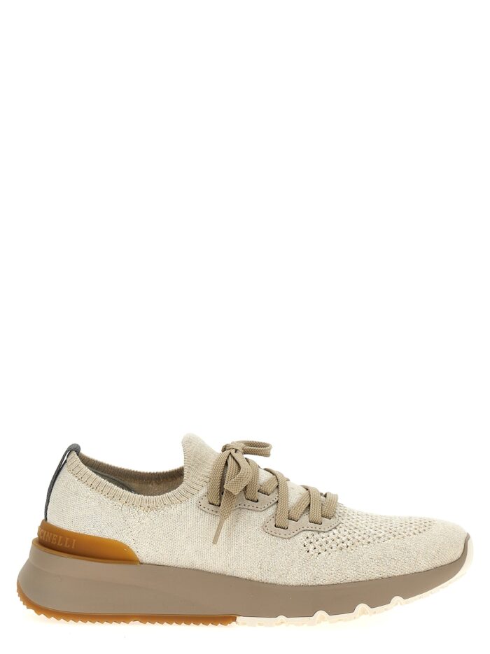 brunello cucinelli knitted sneakers Brunello Cucinelli Knitted Sneakers