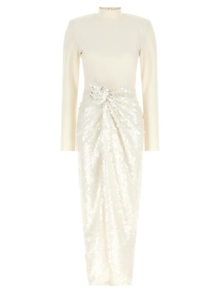 ROTATE BIRGER CHRISTENSEN 'Knotted' Dress With Flower