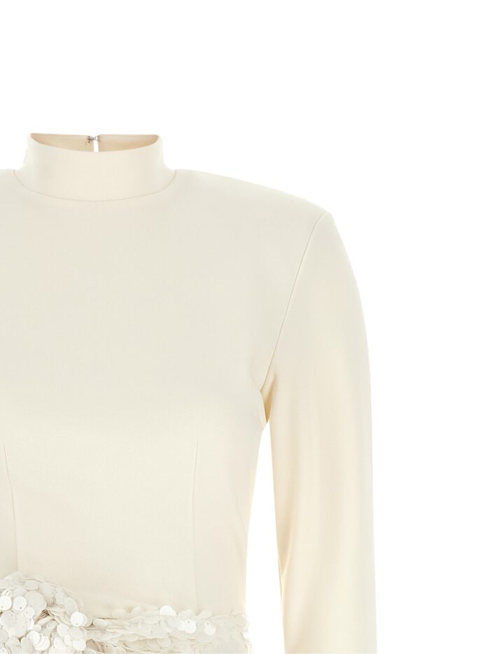 ROTATE BIRGER CHRISTENSEN 'Knotted' Dress With Flower