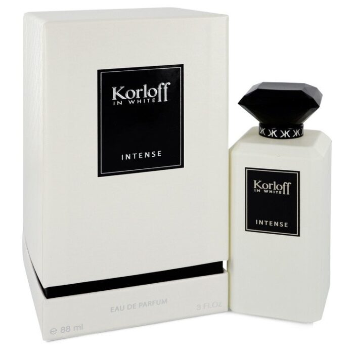 korloff in white intense by korloff eau de parfum spray 3 oz Korloff In White Intense By Korloff - Eau De Parfum Spray 3 Oz - Image 1