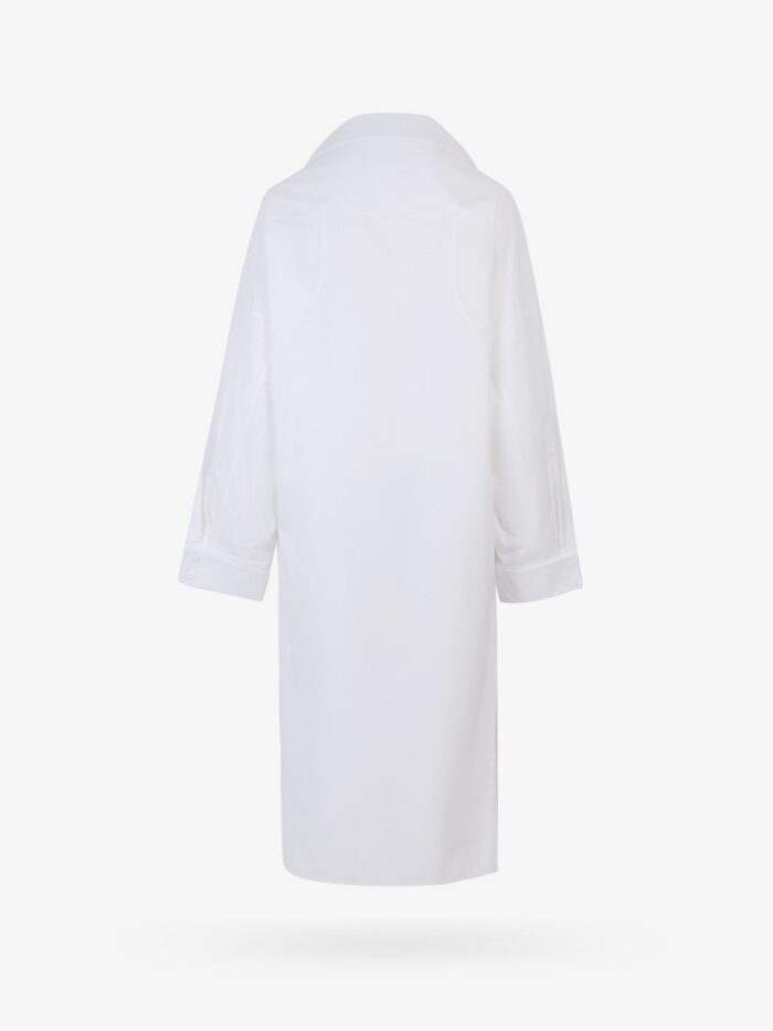 KRIZIA Cotton Dress With Asymmetric Neckline