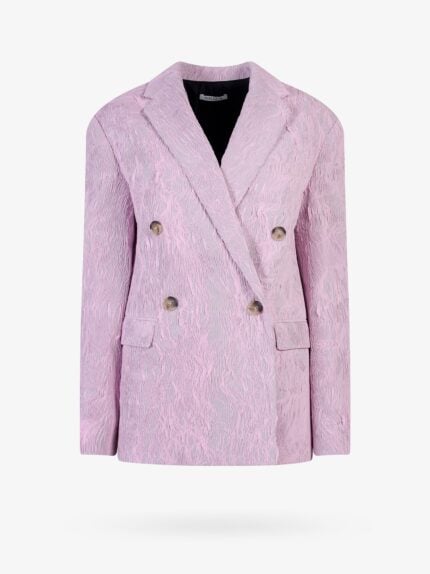 KRIZIA Jersey Blazer With Plated Fabric