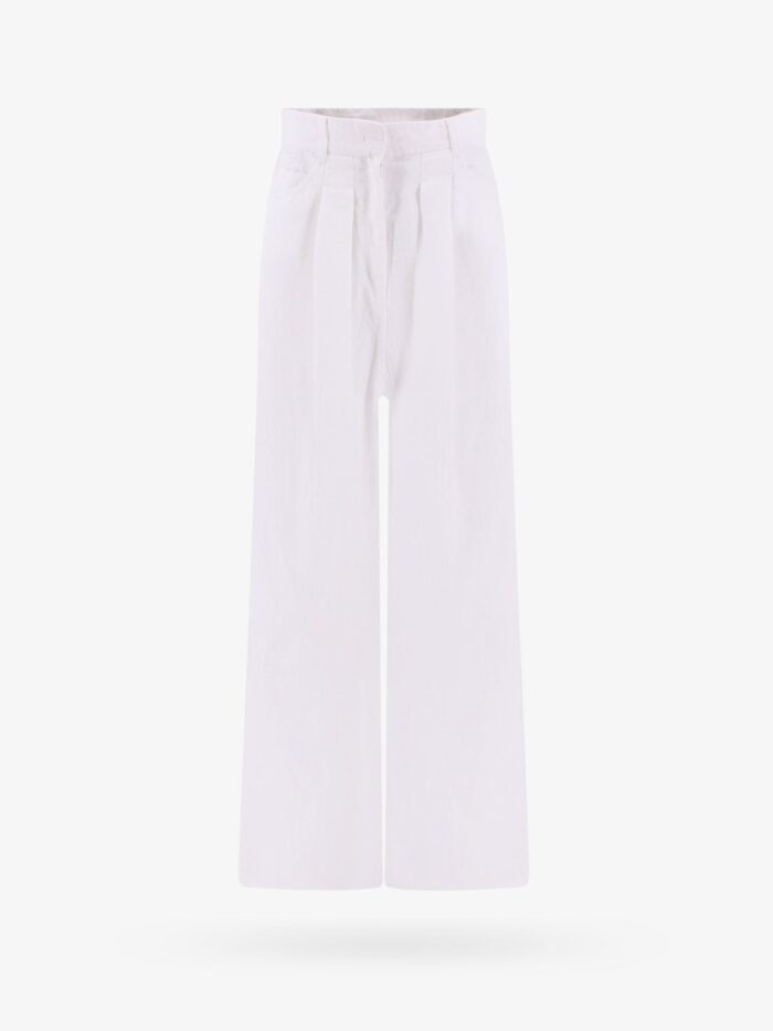 KRIZIA Linen Trouser With Frontal Pinces