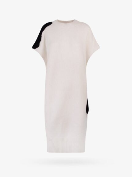 KRIZIA Ribbed Wool And Cashmere Dress
